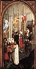 Rogier van der Weyden Seven Sacraments Altarpiece left wing painting